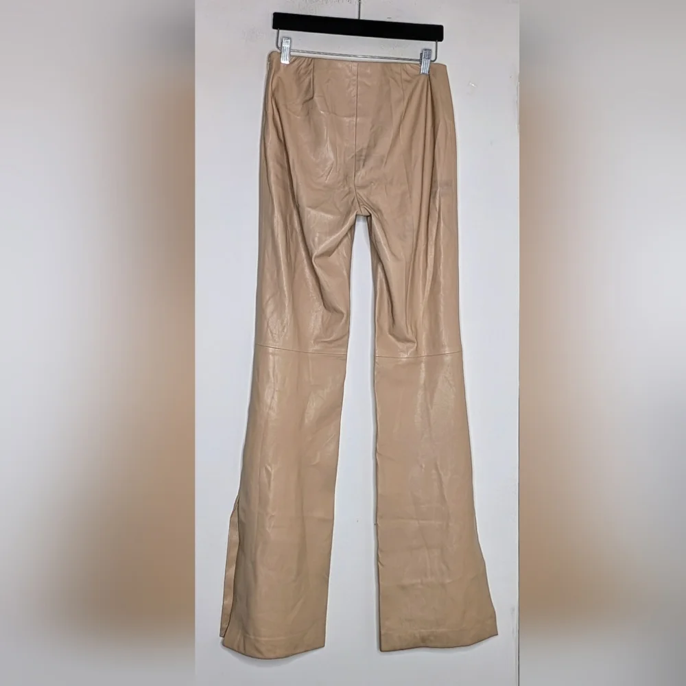 Alice and Olivia Teeny vegan leather side slit pants - Picture 5 of 6